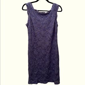 NWOT Periwinkle Sequin & Lace Dress